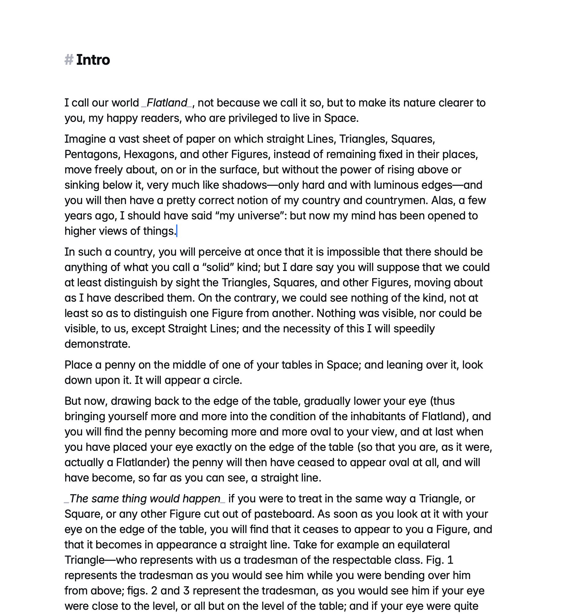 A screenshot of the Paragraphs macOS app showcasing the sidebar.
